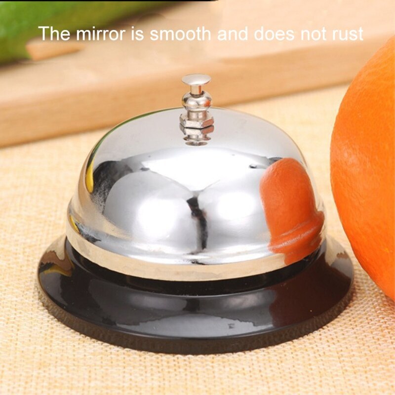 High Stainless Steel Dish Bell, Bar Bell, Kitchen Bell, Summons Bar Bell, Hotel Serving Bell