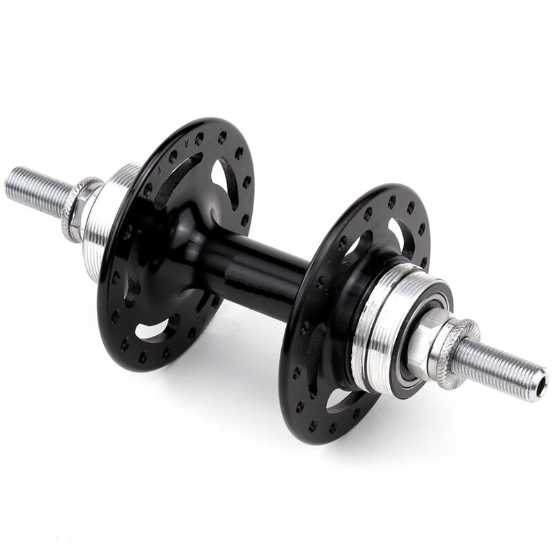 No Logo Novatec A565SBT A566SBT 20/24/28/32/36H Fixed Gear Single Speed Bicycle Hub With Sprockets And Lock Nuts 14/15/17T Black