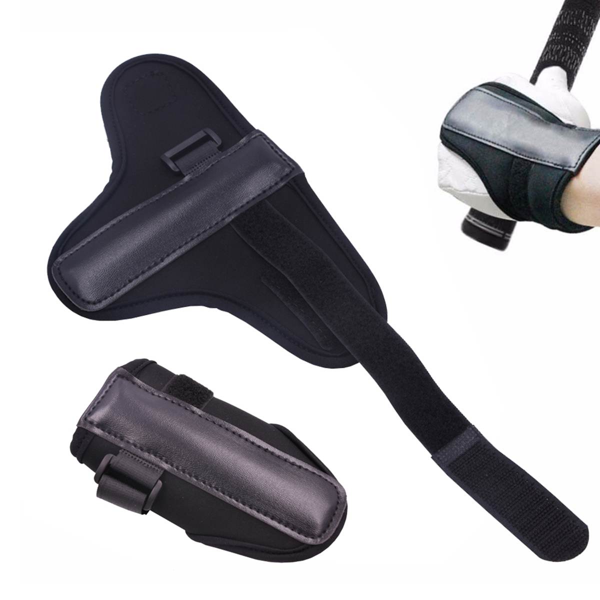Golf Handgelenk Band Ausbildung Hilfe Schaukel Trainer führen Golfspieler Zug Fixateur Halfter Handgelenk Hosenträger Trainer Korrektor Golf Praxis Werkzeug