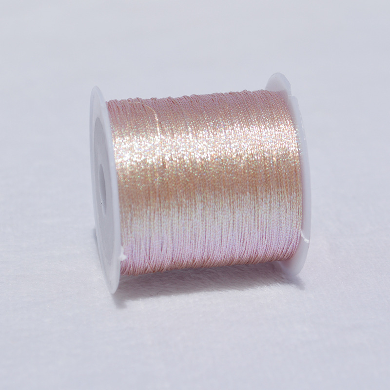 100M/Rol 3 Strengen Kleurrijk Goud Zilver Draad Gevlochten Touw Draad Borduurwerk Haak Kraal String Diy Armband Ketting