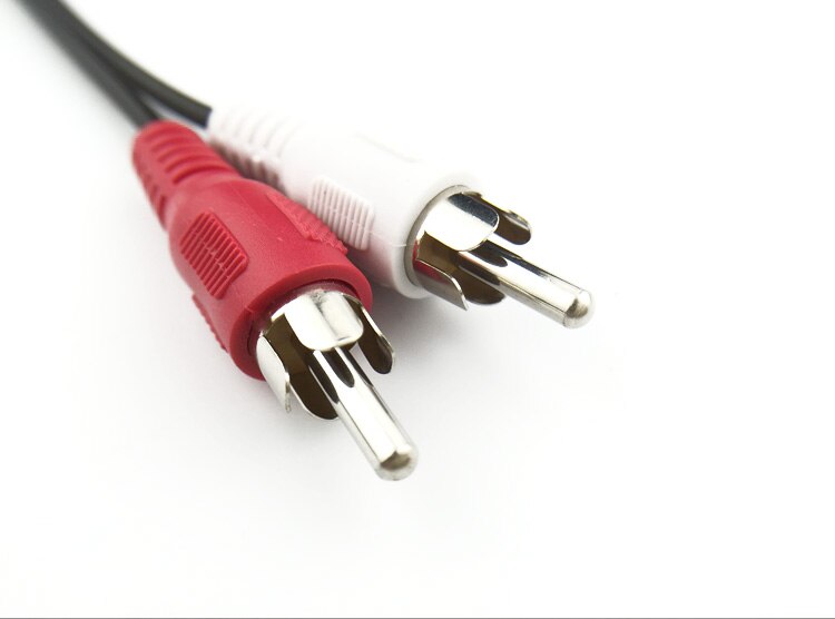 SUOZUN 3.5mm Y Adapter Stereo Audio 3.5MM Jack Female To Standard 2RCA Lotus Head Male Socket Headphones Aux Cable