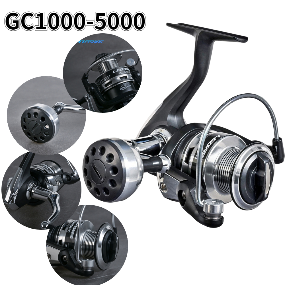 GC1000-5000 Spinning Vissen Reel Carbon Fiber Slepen Systeem Spinnewiel Rechts/Links Hand Verwisselbare Vissen Reel