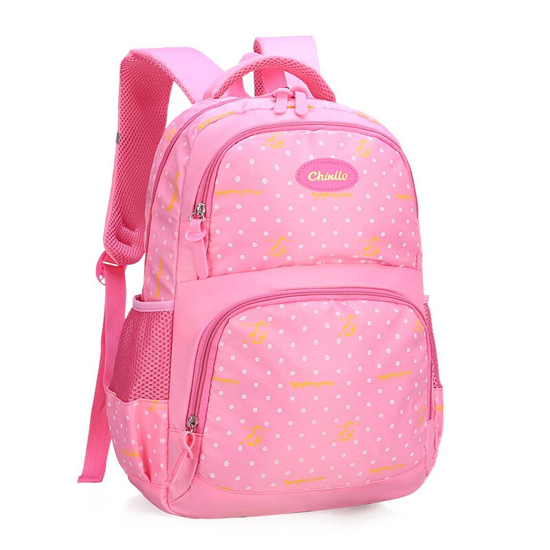 Cute School Bags backpack Reflective strip kids Princess Schoolbags High capacity Rucksack travel bags