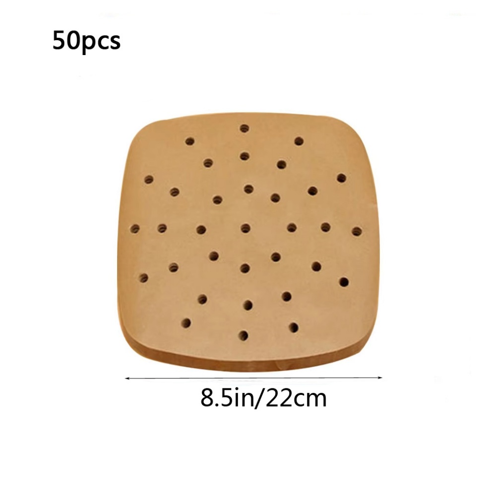 Luchtfriteuse Papier Wegwerp Luchtfriteuse Perkamentpapier Liners Antiaanbaklaag Stoomvoeringen voor Oven Magnetron Stoommand