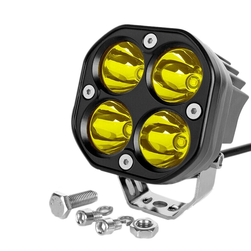 3 inch led werklamp gele schijnwerpers offroad 4 x 4wd auto vrachtwagen suv rijlamp