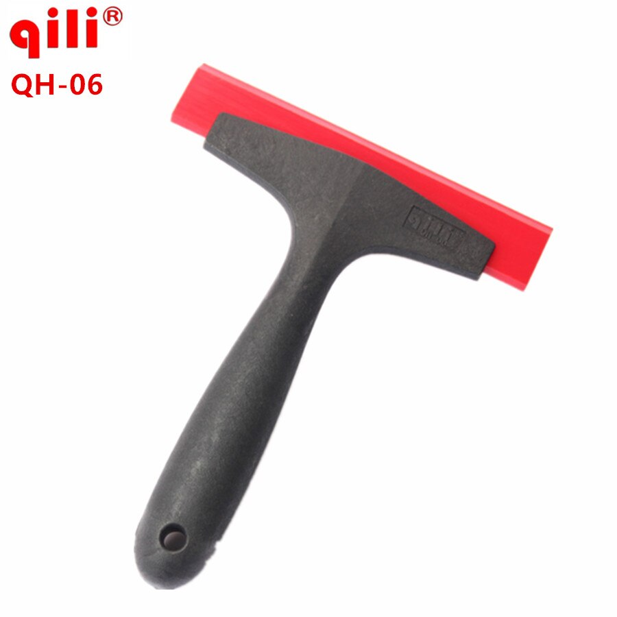 Qili-Placa de limpiaparabrisas de goma, Herramientas de limpieza de vidrio, rascador de pegatina para coche, Scooter de agua para lavar el coche, pala para nieve