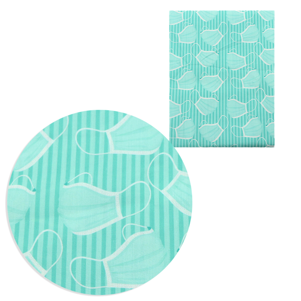 50*140cm Krankenschwester Liebe Herz Gedruckt Polyester Baumwolle Stoff Gewebe freundlicher Heimat Textil DIY Stoff NäHenne Tilda Puppe, 1Yc10730: 1105232001