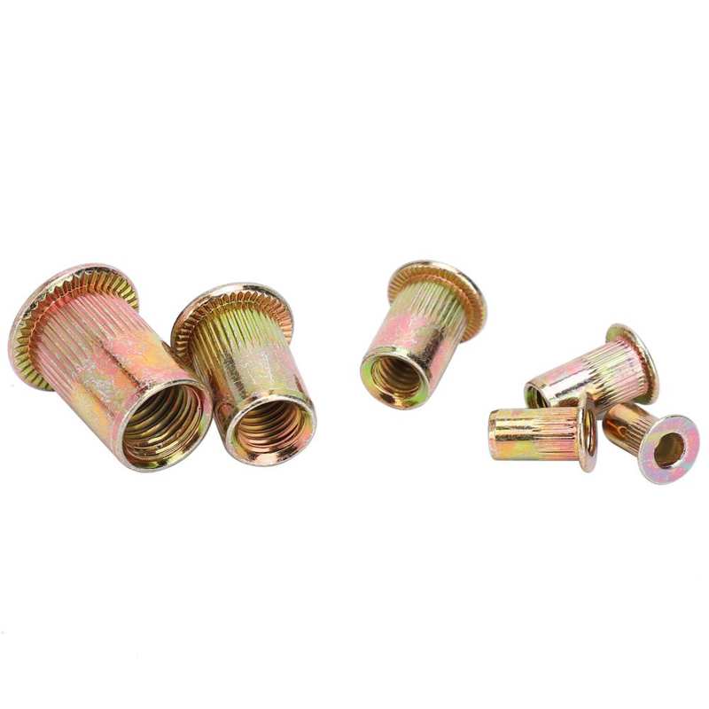 self tapping inserts metric threaded inserts Zinc Plated Carbon Steel Rivet Nuts Galvanized Insert Nut Threaded
