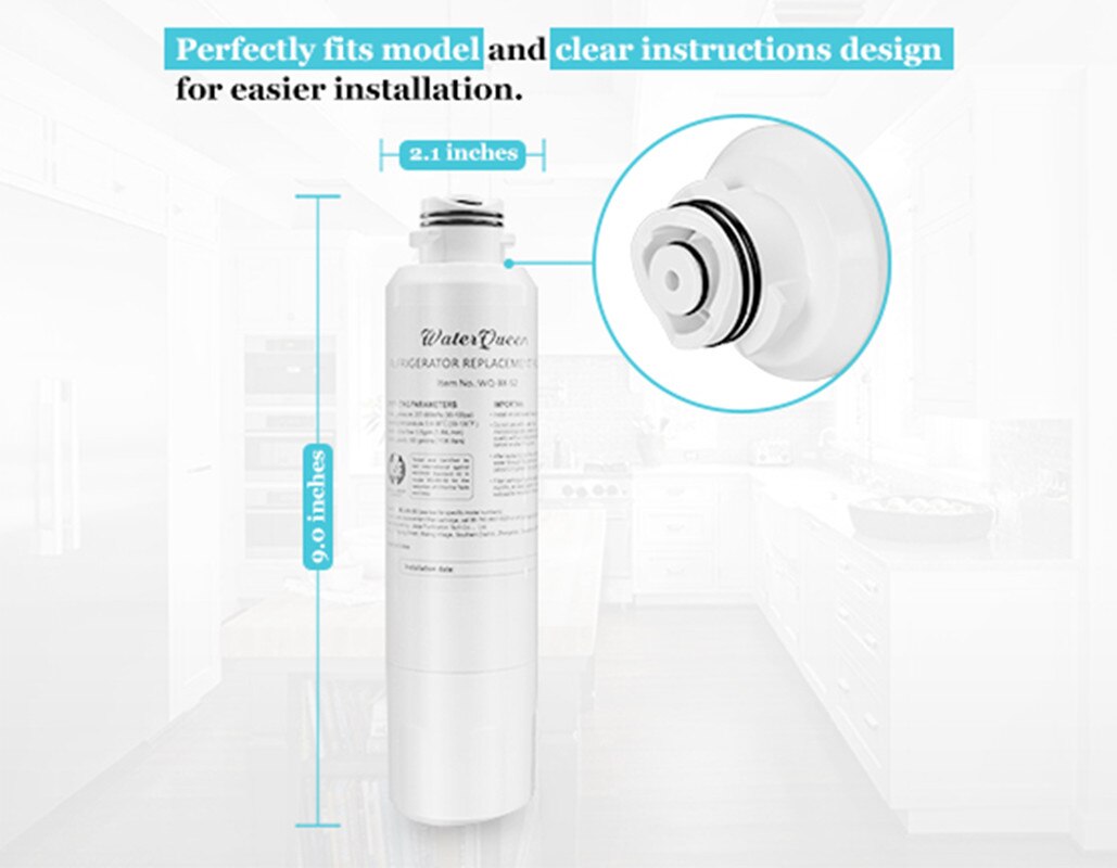 Fridge Water Filter, Replacement for Samsung DA29-00020B HAF-CIN EXP, DA29-00020A,Kenmore 46-9101,REFSVC, HDX-FMS-2