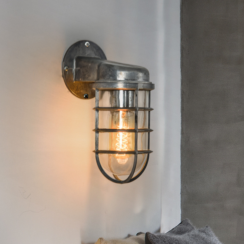 Outdoor Vintage Loft Wandlamp Waterdichte Koffiebar Gang Gangpad Veranda Verlichting E27 Balkon Restaurant Pub Club Muur Schans