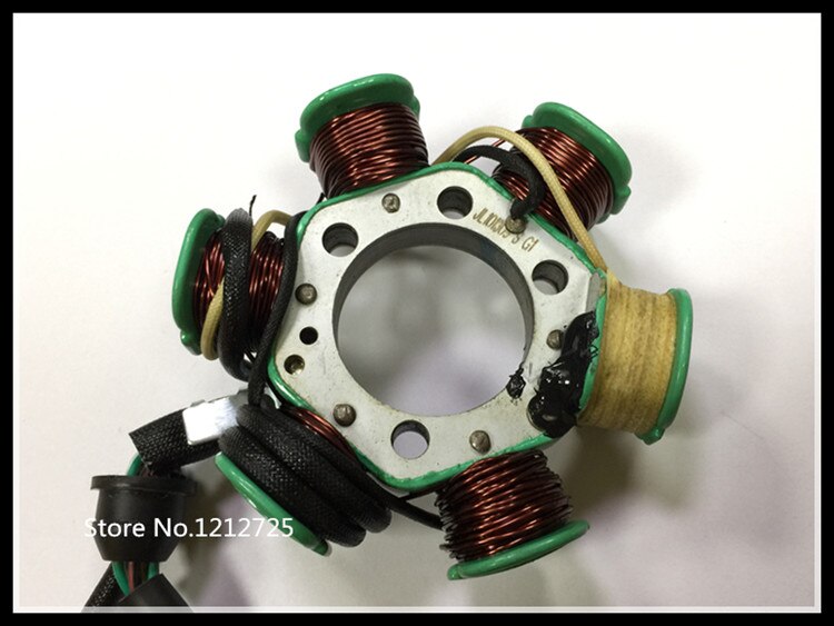 Zongshen Jialing Cross-country motorcycle CB125 JH125D Magneto coil Stator coil 6 Poles DC