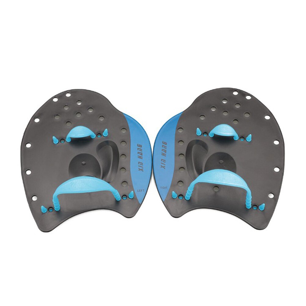 1 Pair Swim Paddle Hand Paddles for Trainng Swimming Beginners Adults Kids Size S (Blue): L