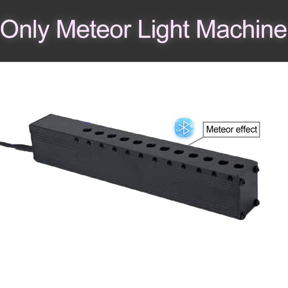 Smart APP control RGBW Optic Fiber Shooting starlight Ceiling Lights 16W Optical Fiber Cable for Car Decoration: Only Meteor machine / EU plug
