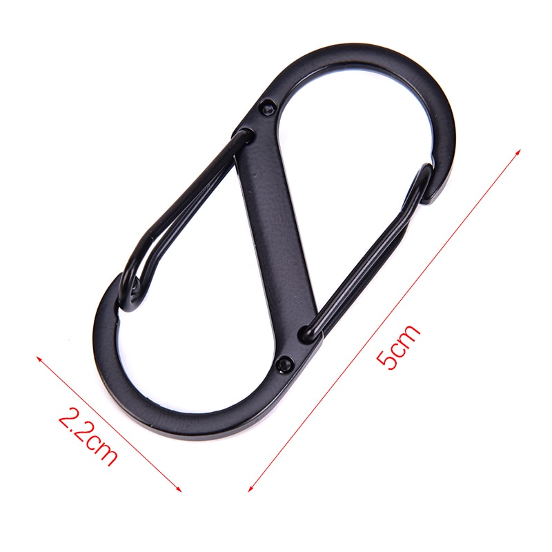 1 Pc Multifunctionele Carabiners Outdoor Karabijnhaken S-Vorm Haken Rvs Quickdraws