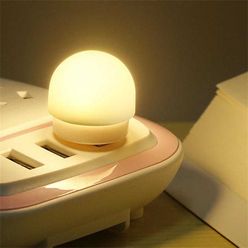 Usb Plug Lamp Computer Mobiele Power Opladen Usb Kleine Boek Lampen Led Oogbescherming Leeslamp Kleine Ronde Night licht