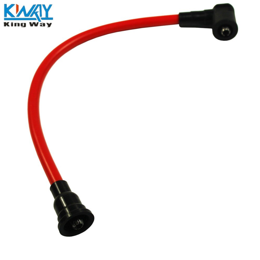 Fils De Bougie D'Allumage En Silicone KIMISS - 8mm - Double Noyau Aluminium/Carbone-Silicium