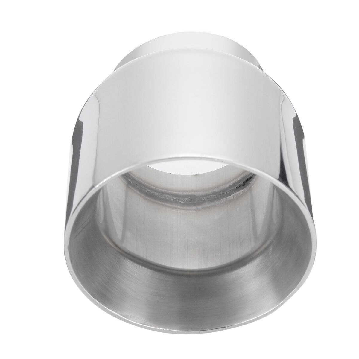 76Mm-101Mm Universele Auto Dual Wall Uitlaatdemper Pijp 3 "Inlaat 4" Uitlaat Auto Uitlaat tip Rvs Tail Tube