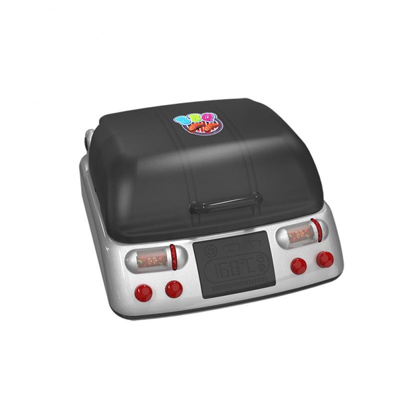 Jenter kjøkken sent som leker leker simulering elektrisk bbq grille pølse vinge tomatsaus matlagingsmaskin til barnebursdag
