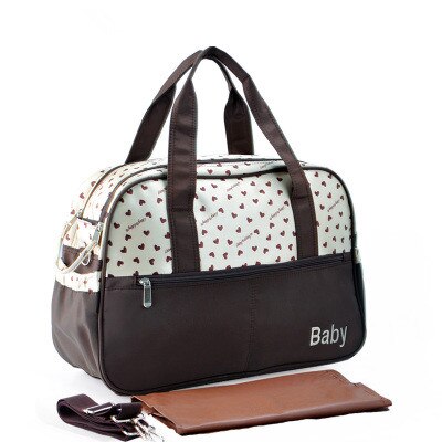 Discount! Diaper Bag backpack polka dot diaper bag back waterproof nappy changing set washable Maternity bag