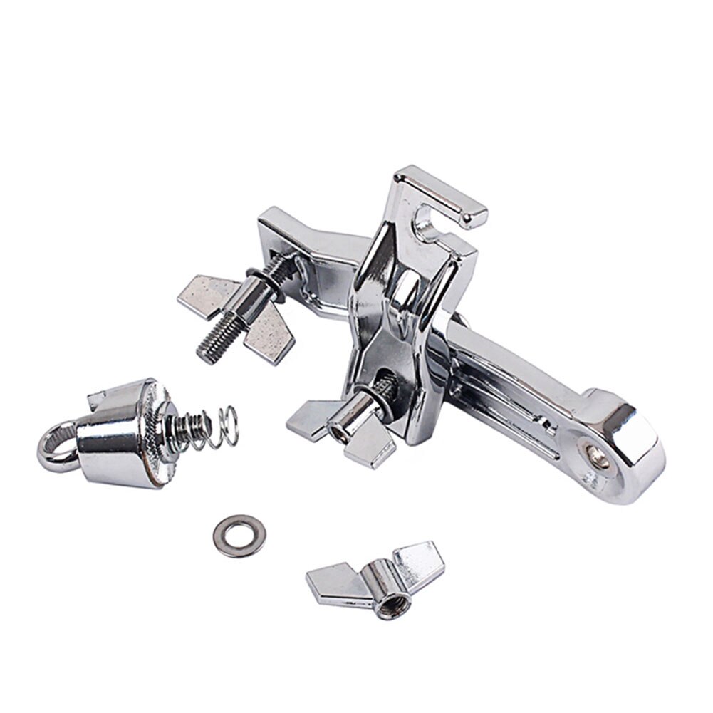 Heavy Duty Metal Drum Clamp Extension Clamps Mount Holder For Percussion Instruments Parts Accessory Drum Extension Clamp