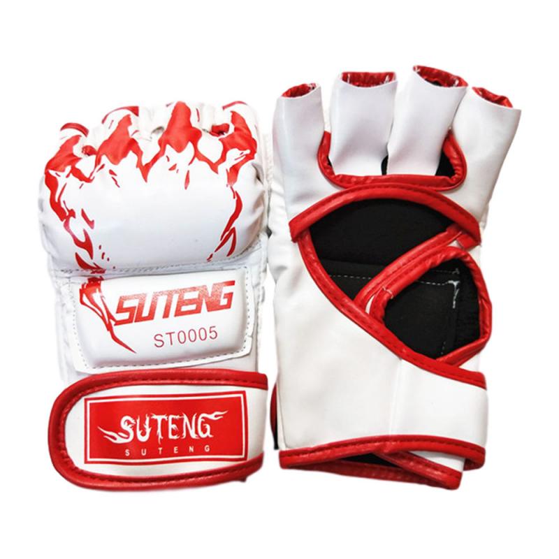 Guantes de boxeo de puntuación con cinco dedos, Garra de Tigre MMA integrado de lucha sin arena guantes adultos niños equipo