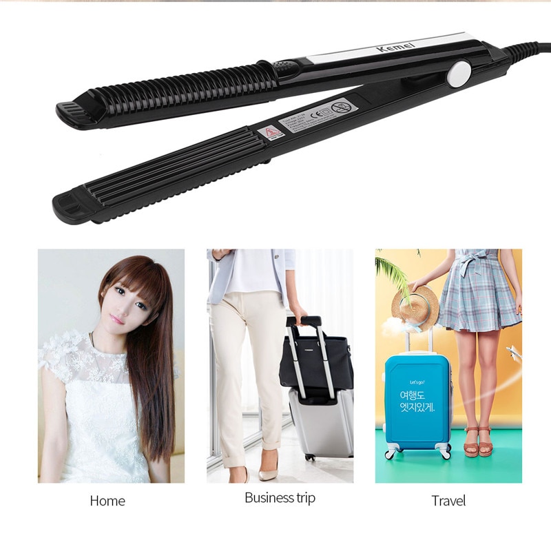 Electronic Hair Straightener Crimper Corn Plate Straightening Corrugated Iron Small Waves Hair Curler Styling Tool Accessory P46
