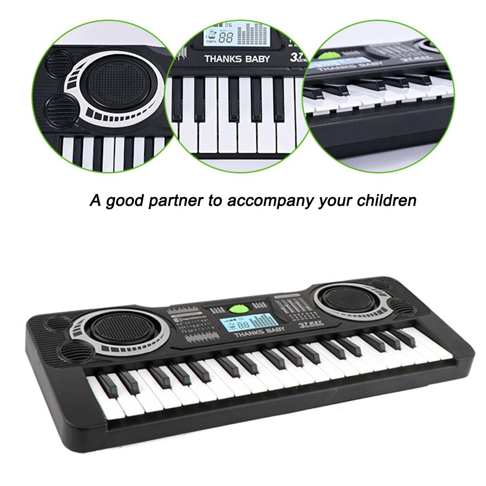 Muziek Speelgoed Kids Piano 37 Toetsen Mini Elektronische Orgel Muzikale Piano Onderwijs Toetsenbord Educatief Speelgoed Voor Kinderen Muziek Toetsenbord