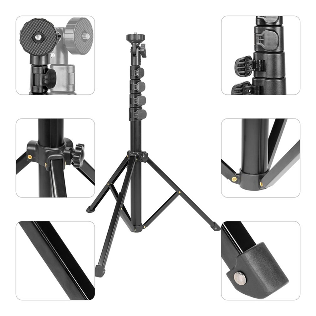 V19 Fotografie Video Statief Live Video Omroep Beugel Aluminium Voor Smartphone Live Light Stand