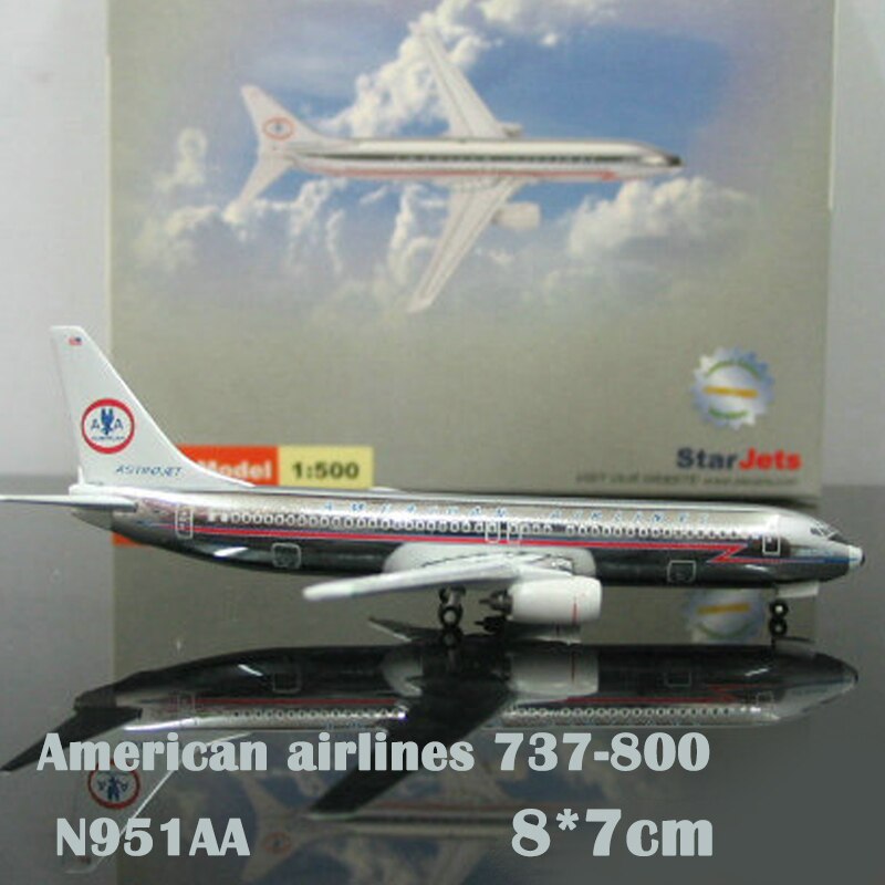 Air Canada 1:500 C-gaaq 727 Modello di Imballaggio Della Bolla Modello di Aereo Argento Diecast Collezione Boy Regalo: USA 737 N951AA