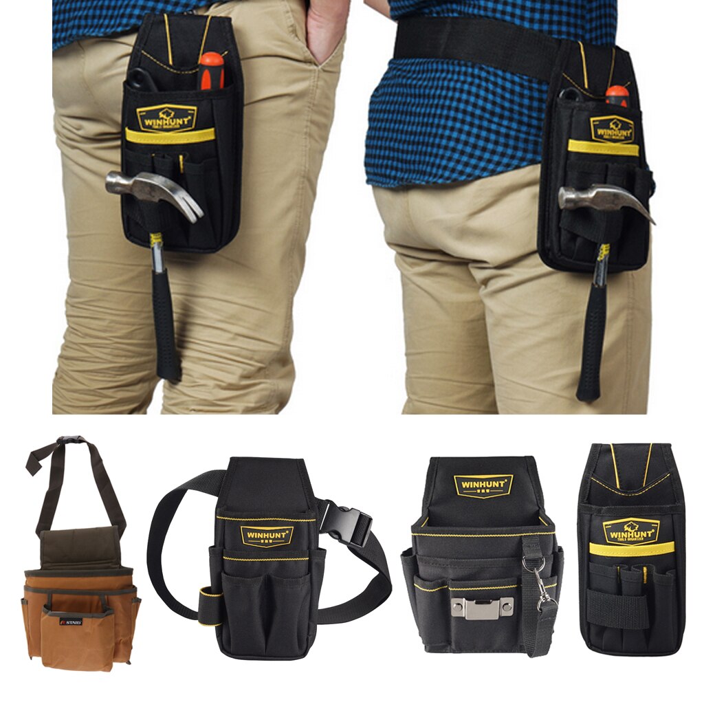 4 Soorten Utility Bag Gereedschap Houder Multi Zakken Heuptas Nail Tool Schort Timmerman Riem Rig Pouch Tassen