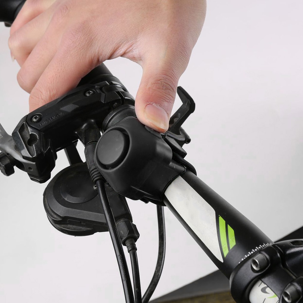 Bike Electronic Loud Horn Warning Safety Electric Bell Police Siren Bicycle Handlebar Alarm Ring Bell MTB Road Cycling Accessory