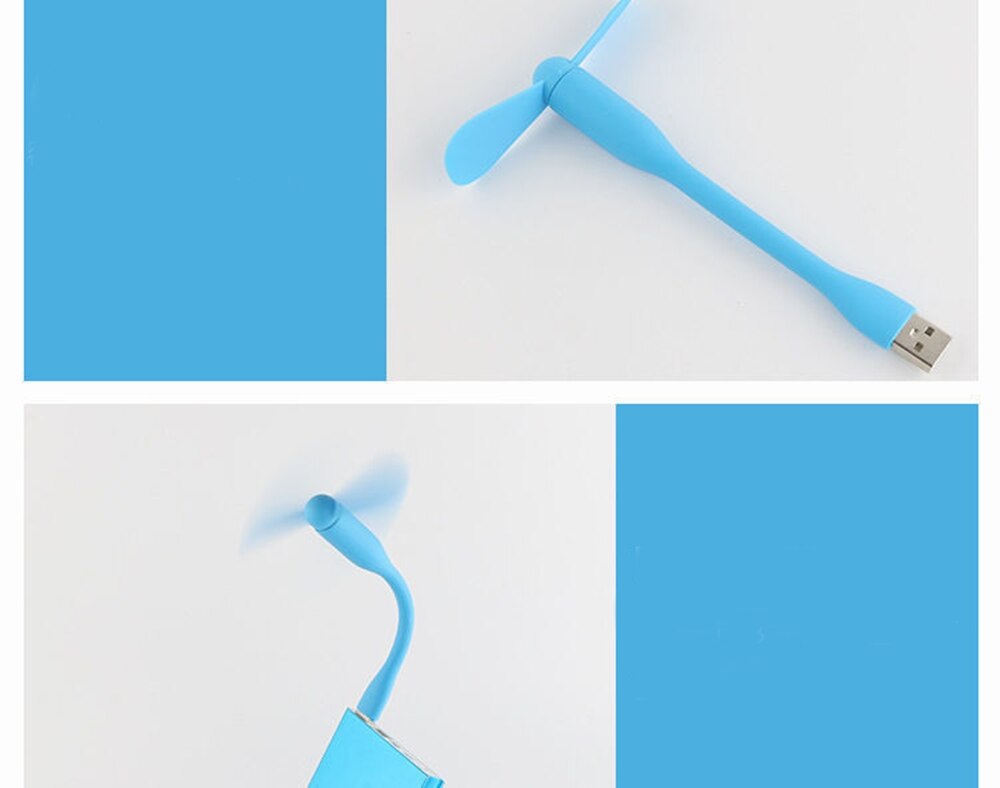 USB Humidifier Fans Electric Portable Small Fans Originality Small Household Electrical Appliances Desktop Electric Fan Random