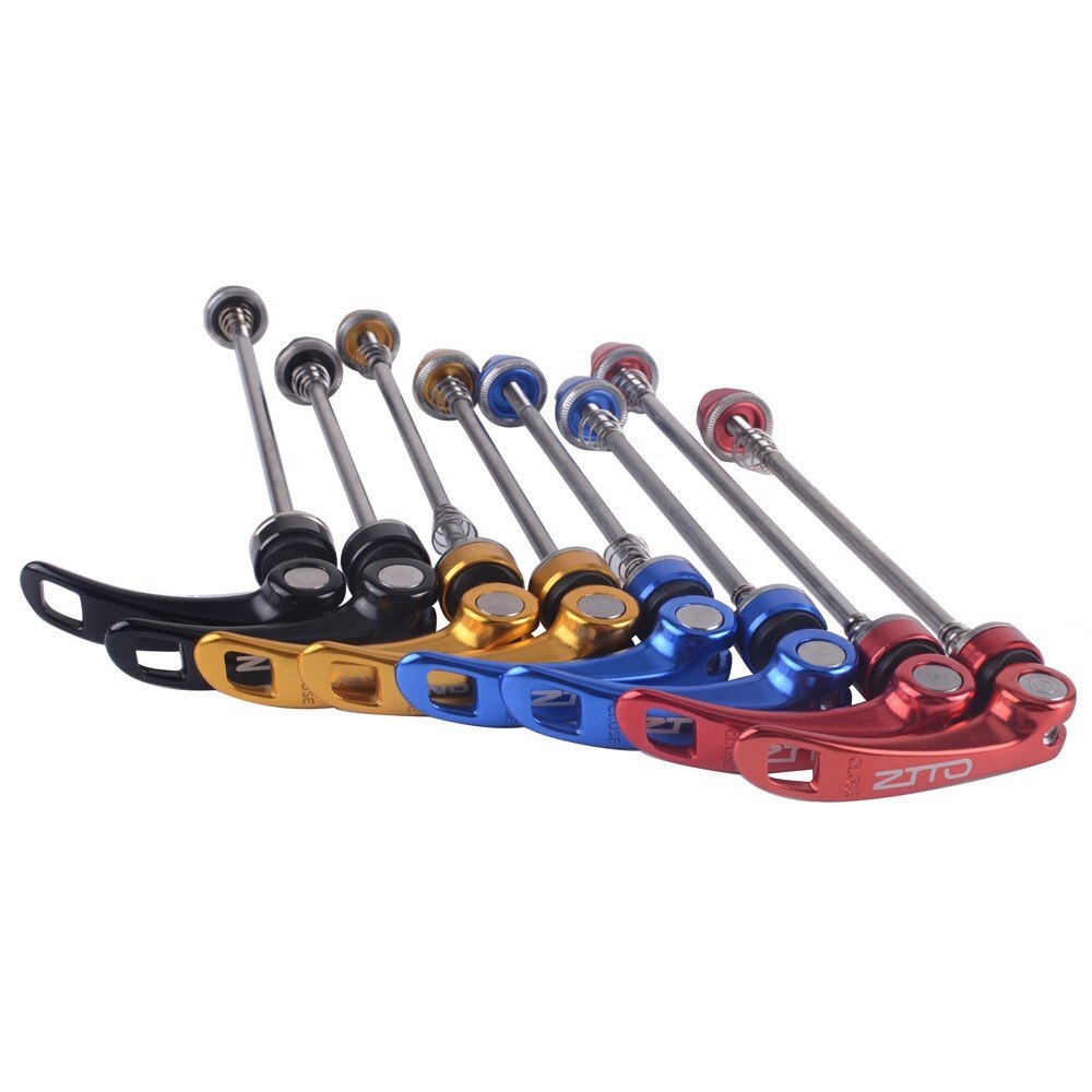 1 Pair of Mountain Road Bike Wheel Set Ultralight Quick Release Skewers with Aluminum Alloy Accessories Parts of Bicycle