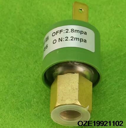 High Pressure Protection Switch for Air Conditioner Heat Pump/Compressor - High and Low Pressure Switch with Welding Joint: Light Grey