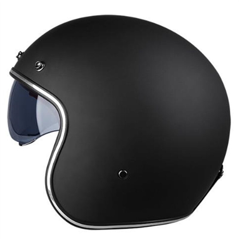 Dot Goedgekeurd Vintage Motorfiets Open Helm Klassieke Retro Open Gezicht Moto Helm Licht Gewicht Voor Motorbike Cruiser Casco: 4 / XL