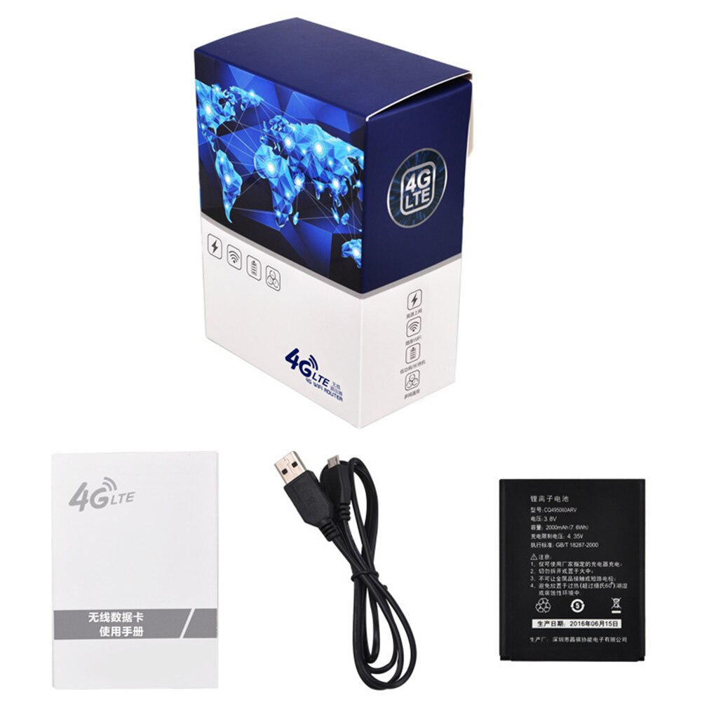 4G Wifi Modem Router 150Mbps 3 Mode 4G LTE Portable Pocket Car Mobile Wifi MIFI Wireless Broadband Hotspot