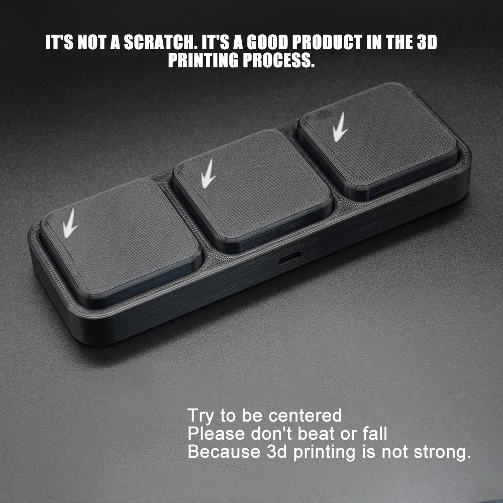 3/2/1 große Geschmack USB programmierbare Makrotastatur für Fenster Linux MacOS Schlüssel Maus eins Schlüssel Taste USB Mini Tastatur