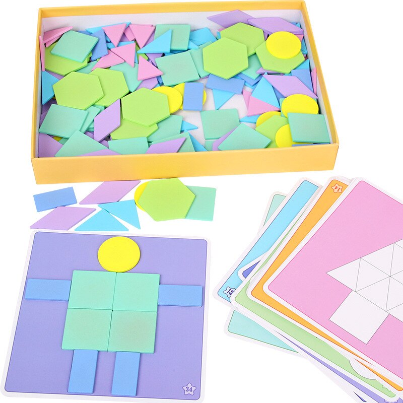 190 stuks van puzzel puzzel voor vroege onderwijs