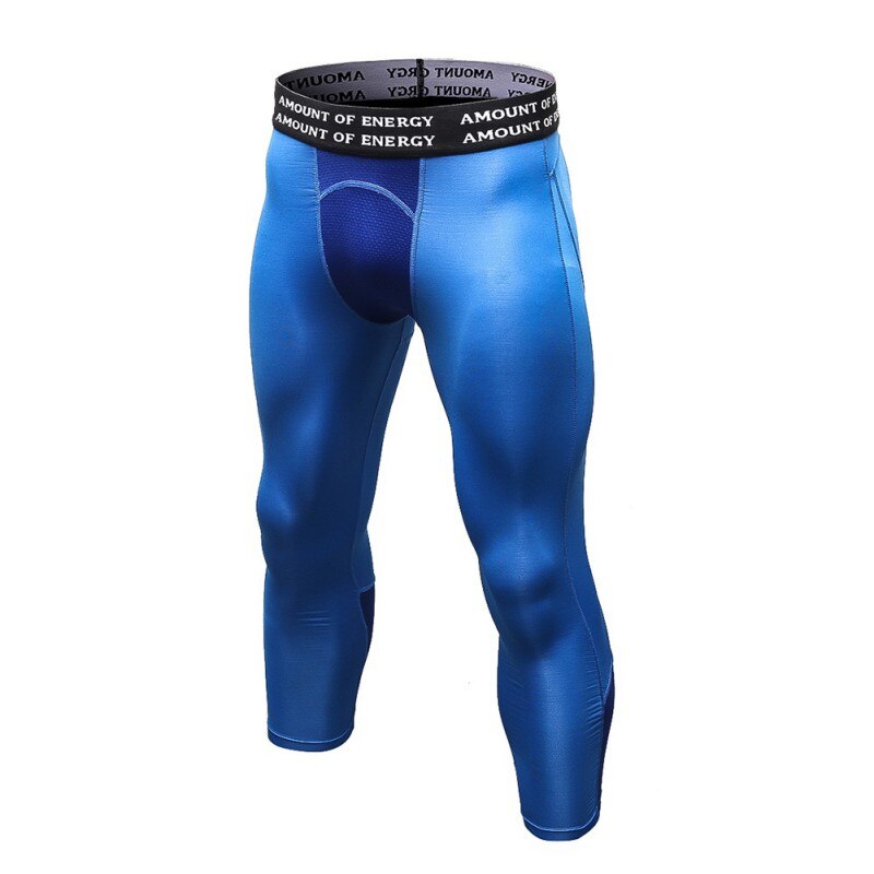 Hombres carta Fitness Legging impreso secado rápido hombres pantalones Fitness entrenamiento primavera otoño Casual Hombre cintura elástica Pantalones