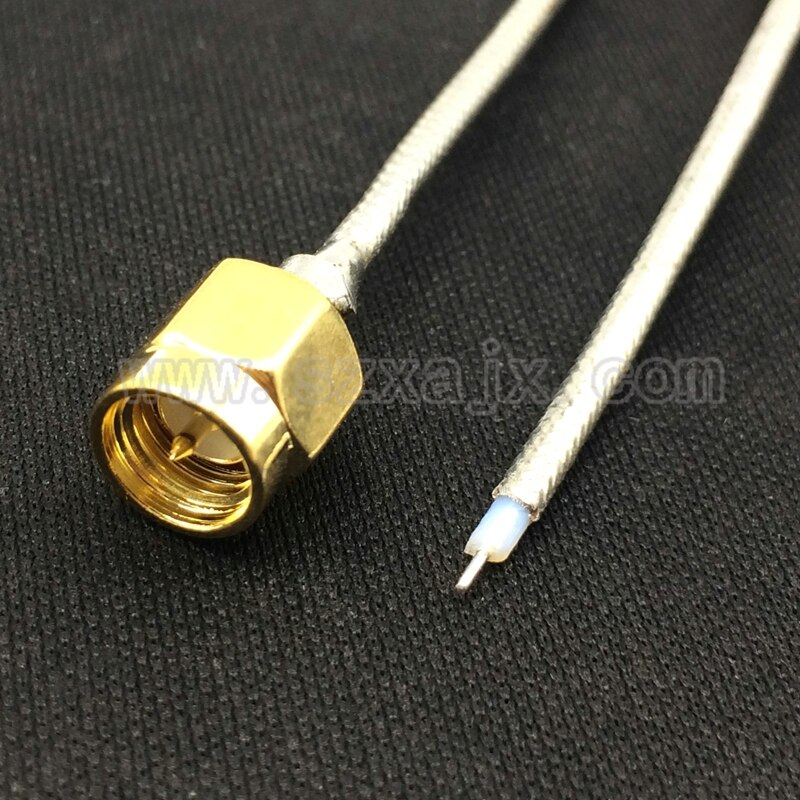 1PCS SMA Male Plug Solder to open For Semi-Rigid RG405 0.086" SMA Pigtail Cable RF Coaxial Connector Plug