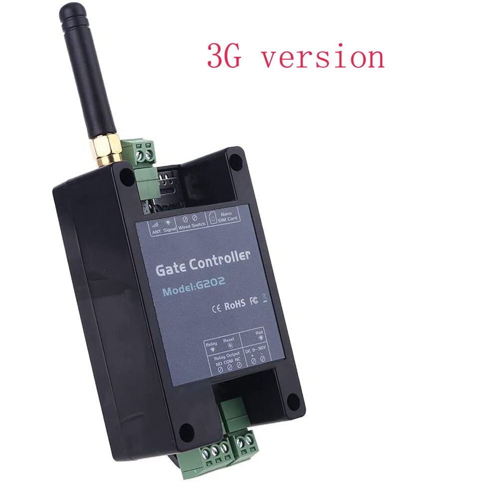 G202 3G 4G GSM Gate Opener Relay Wireless Remote Control Door Access Door opener (to replace RTU5024): 3G