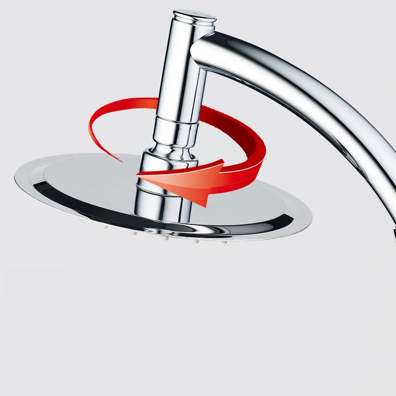 Cabezal de ducha de alta presión para baño, boquilla grande de 6 pulgadas, ducha de pulverización superior de acero inoxidable, ducha de mano para Baño