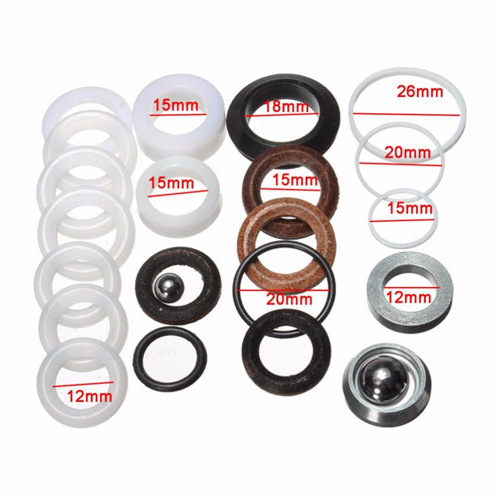 23pcs/set Airless Spray Seal Repair Kit Seal Assortment Easily Installation Sealing Gasket Washer Personal Car Elements