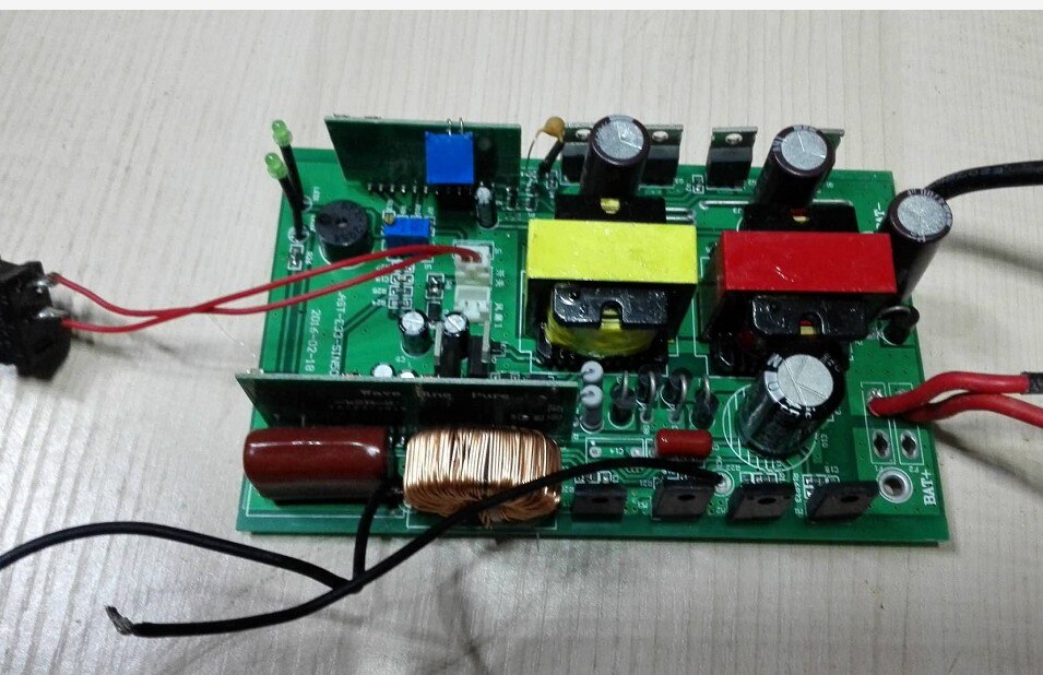 Placa de Circuito inversor de onda sinusoidal pura, 500W, 12v a 220v, 500W, placa Convertidora de DC-AC