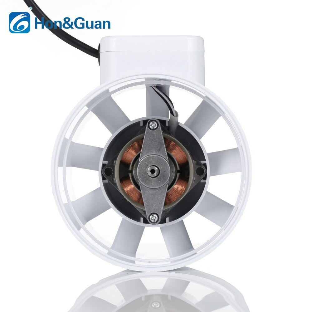 Hon & Guan-ventilateur à débit mixte, extracteur haute efficacité, système de Ventilation, échappement d'air pour salle de bains et cuisine, en ligne, HP-75S