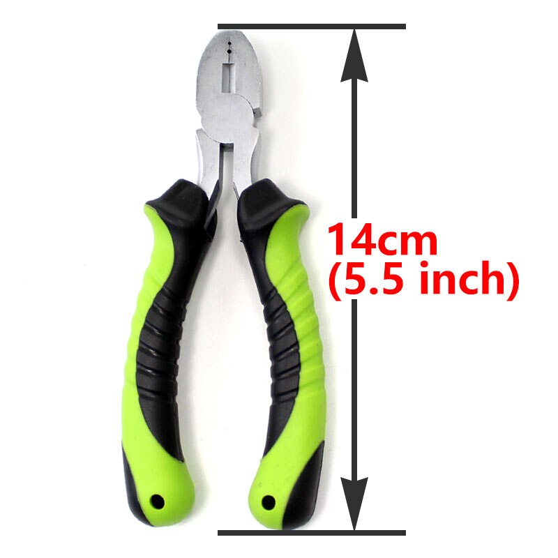 Pince de pêche à la carpe pour plate-forme de Chod, outil avec poignée antidérapante, mâchoire de gabarit pour sertissages de 0.6mm/0.7mm