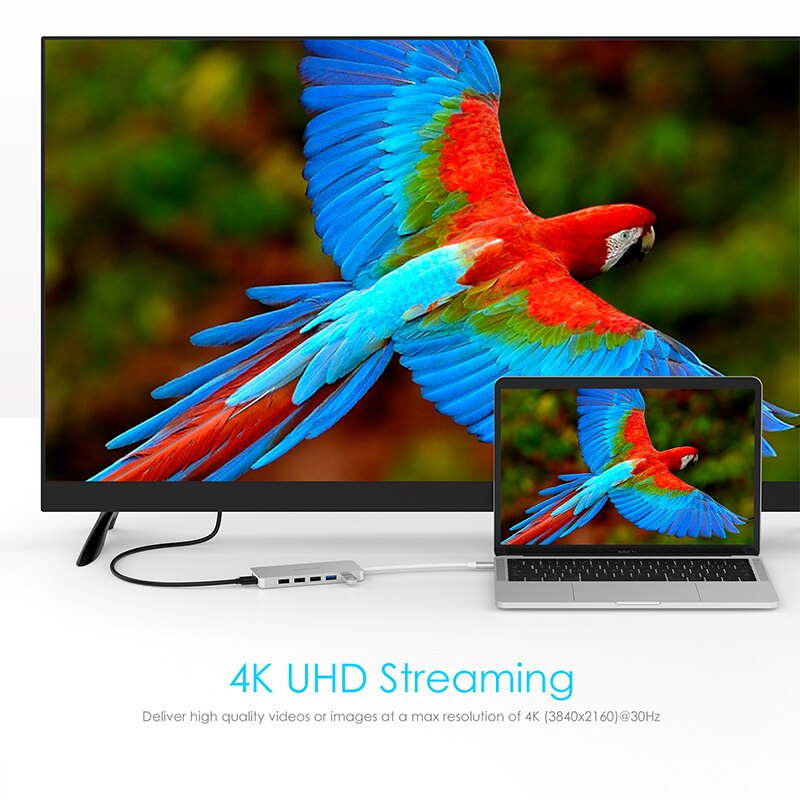 Thunderbolt 3 Dock Usb Type C Naar Hdmi Hub Adapter Voor Macbook Samsung Dex Galaxy S10/S9 USB-C Converter sd/Tf Card Readers