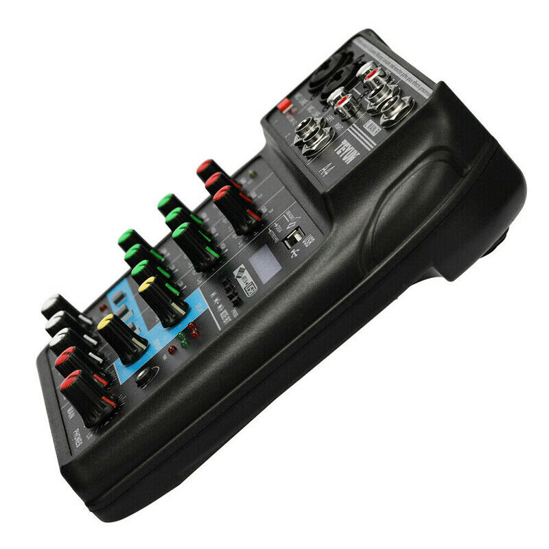 TU04 Bt Sound Mixing Console Usb Audio Mixer Met Aux Paths Plus Effecten 48V Phantom Voor Familie Ktv Liedjes geluidsopname