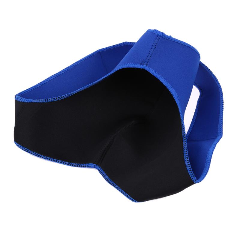 Blå skulder støtte beskytter mænd kvinder justerbar gymnastiksal wrap wrap vagt