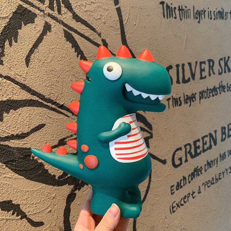 Tirelire Amusante En Forme De Dinosaure - Pratique - Matériau Sûr